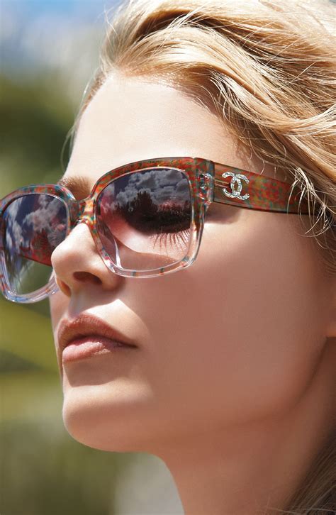 chanel brille chain|Women's Designer CHANEL Sunglasses .